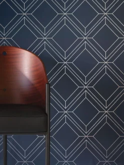 Tapete Malekid Dunkelblau