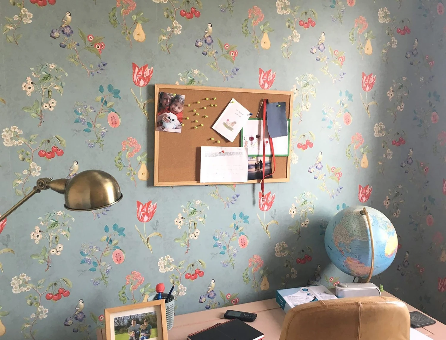 Tapete Mallorie Pastelltürkis – Bild 4