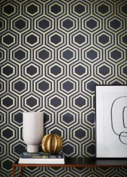 Tapete Malwin Anthrazitgrau