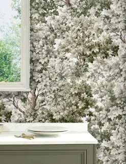 Tapete Manzara Grüntöne