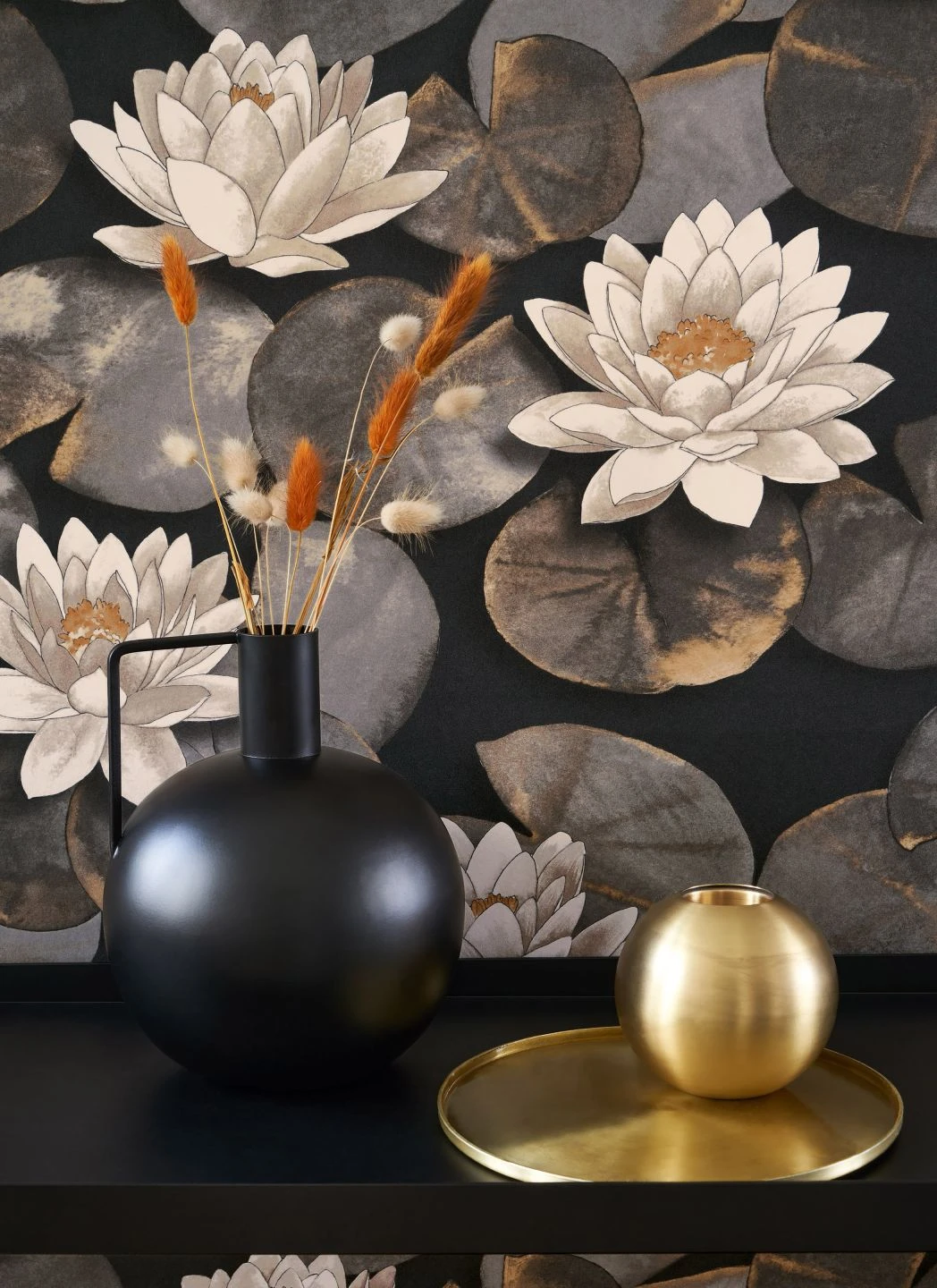 Tapete Mathilde Anthrazit