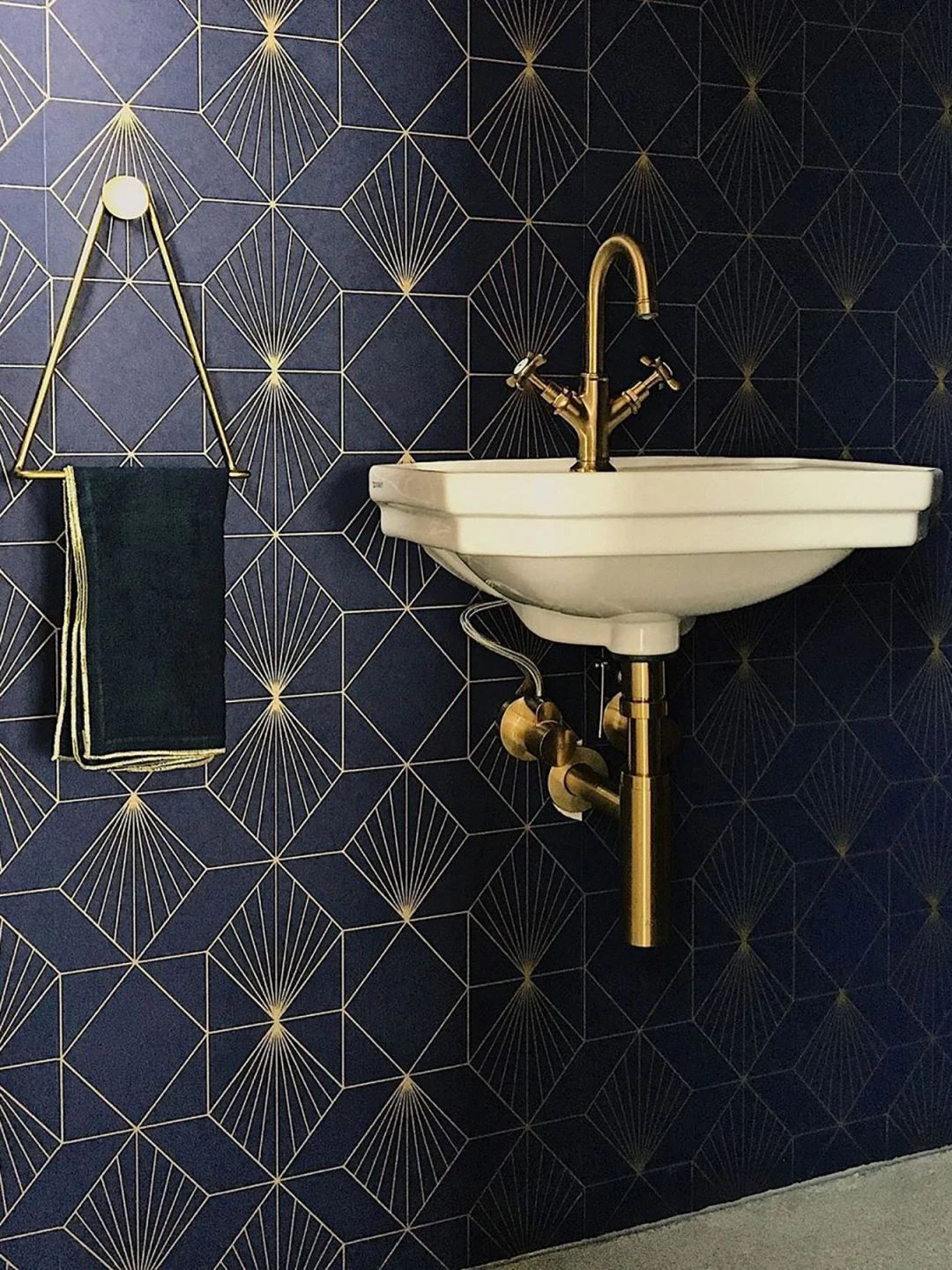 Tapete Maurus Nachtblau – Bild 4