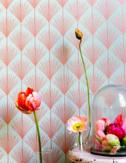 Tapete Mayfair Orange Schimmer