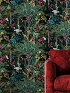 Tapete Melora Türkisblau