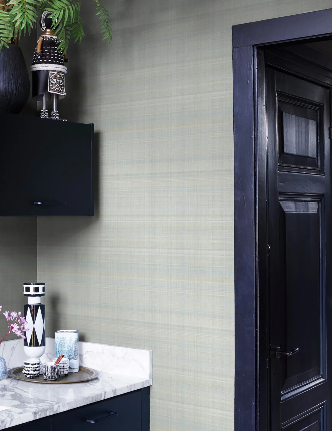 Tapete Miami Plaid Hellgrau – Bild 4