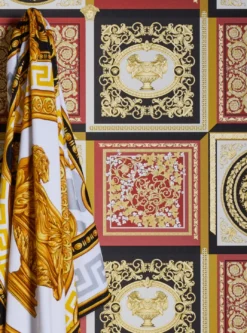 Versace Tapete Minerva Rot