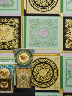 Versace Tapete Minerva Hellgrün
