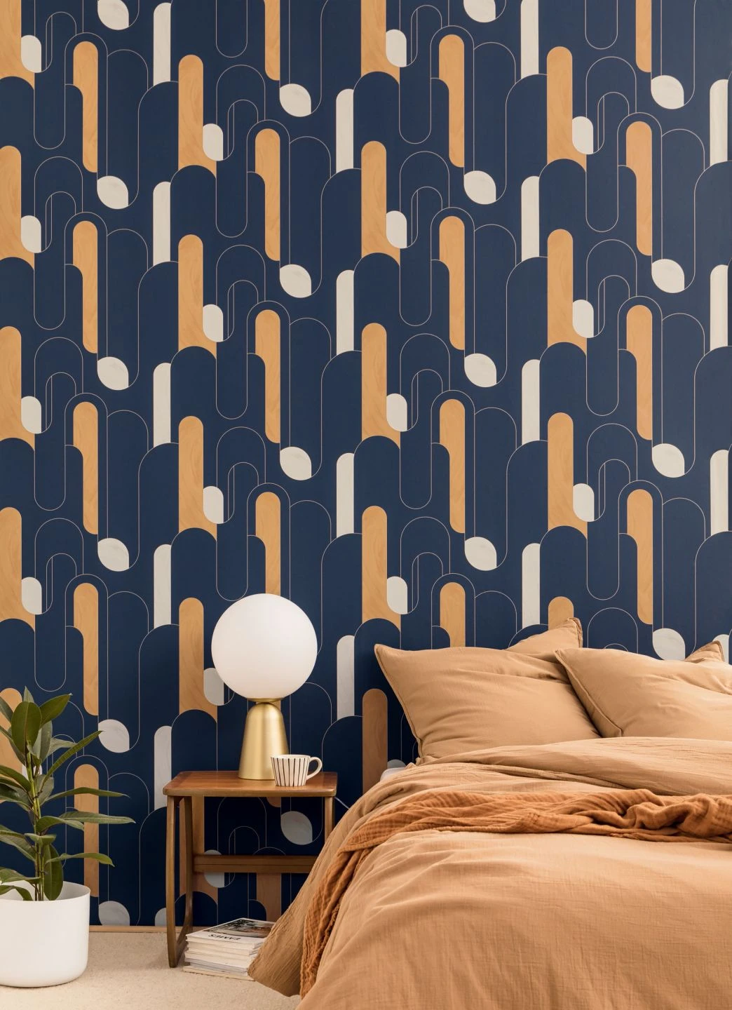 Tapete Morosi Dunkelblau – Bild 5