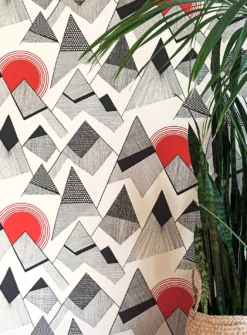 Tapete Mountains Rot