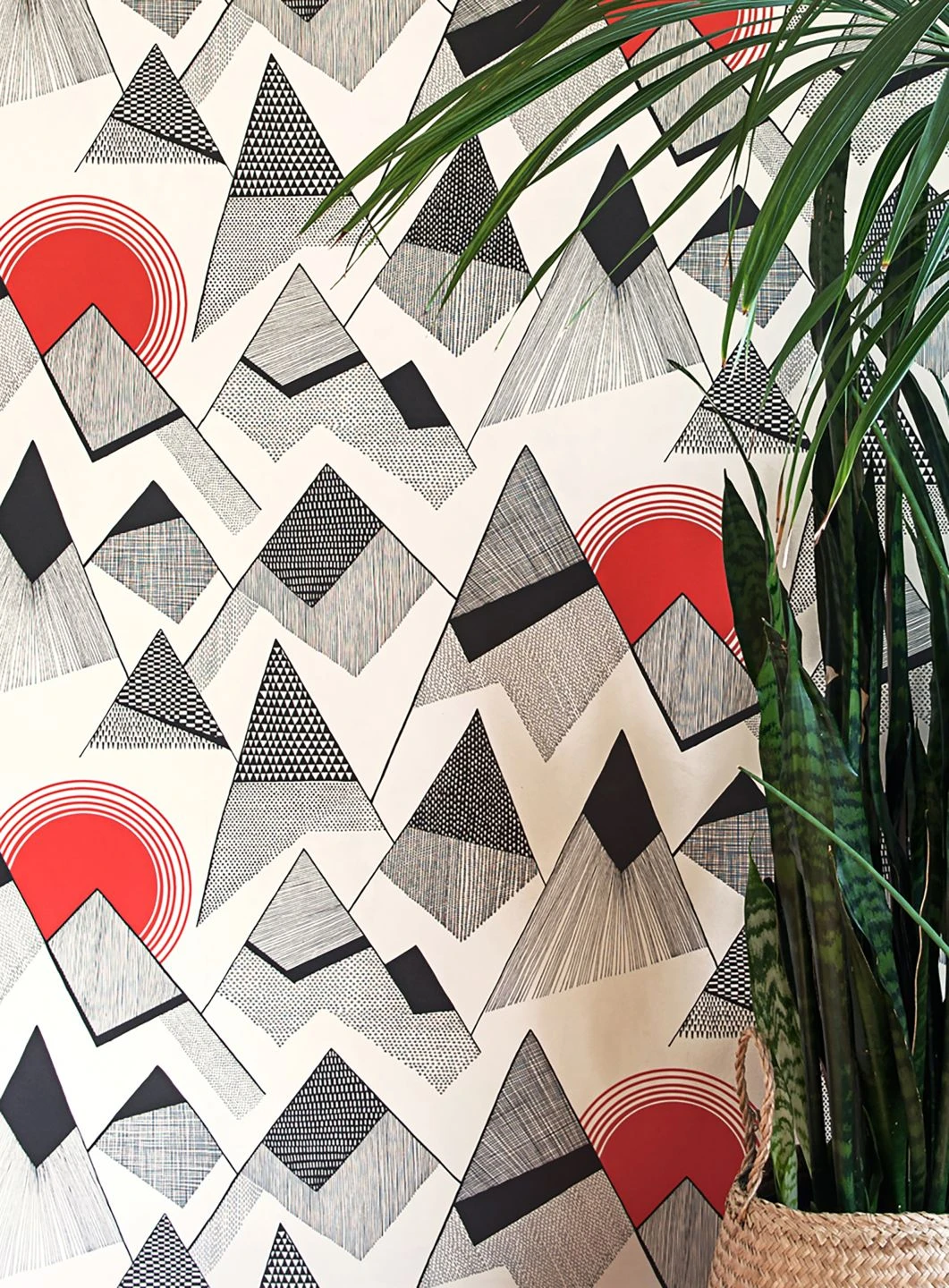 Tapete Mountains Rot