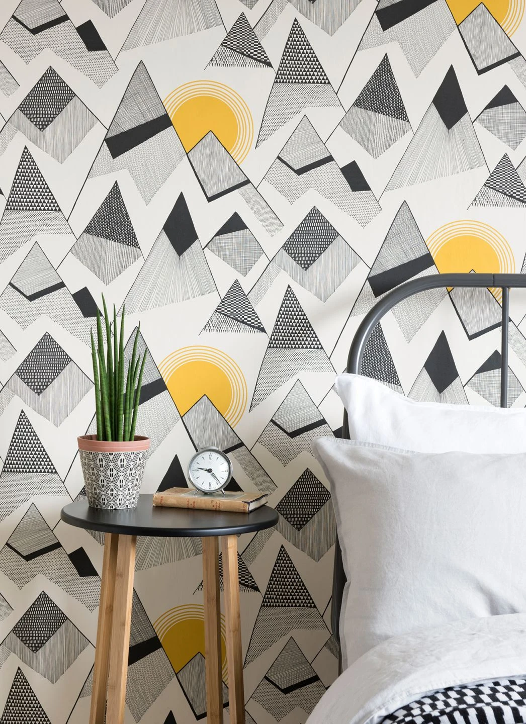 Tapete Mountains Goldgelb – Bild 4