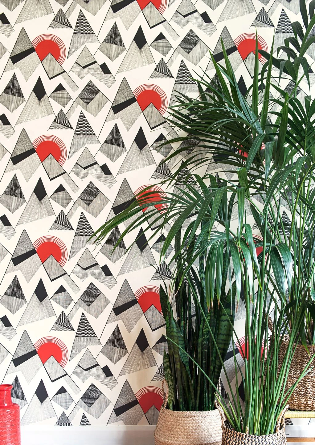 Tapete Mountains Rot – Bild 4