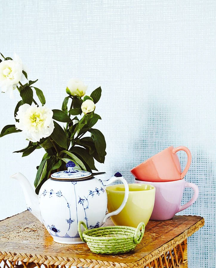 Tapete Mystic Weave 05 Hellblau – Bild 4