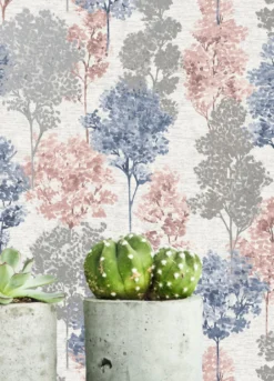 Tapete Namika Rotbraun