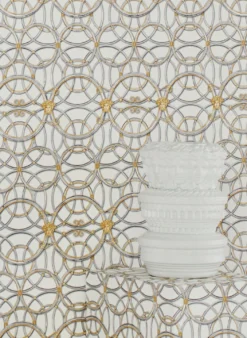 Versace Tapete Nara Perlgold