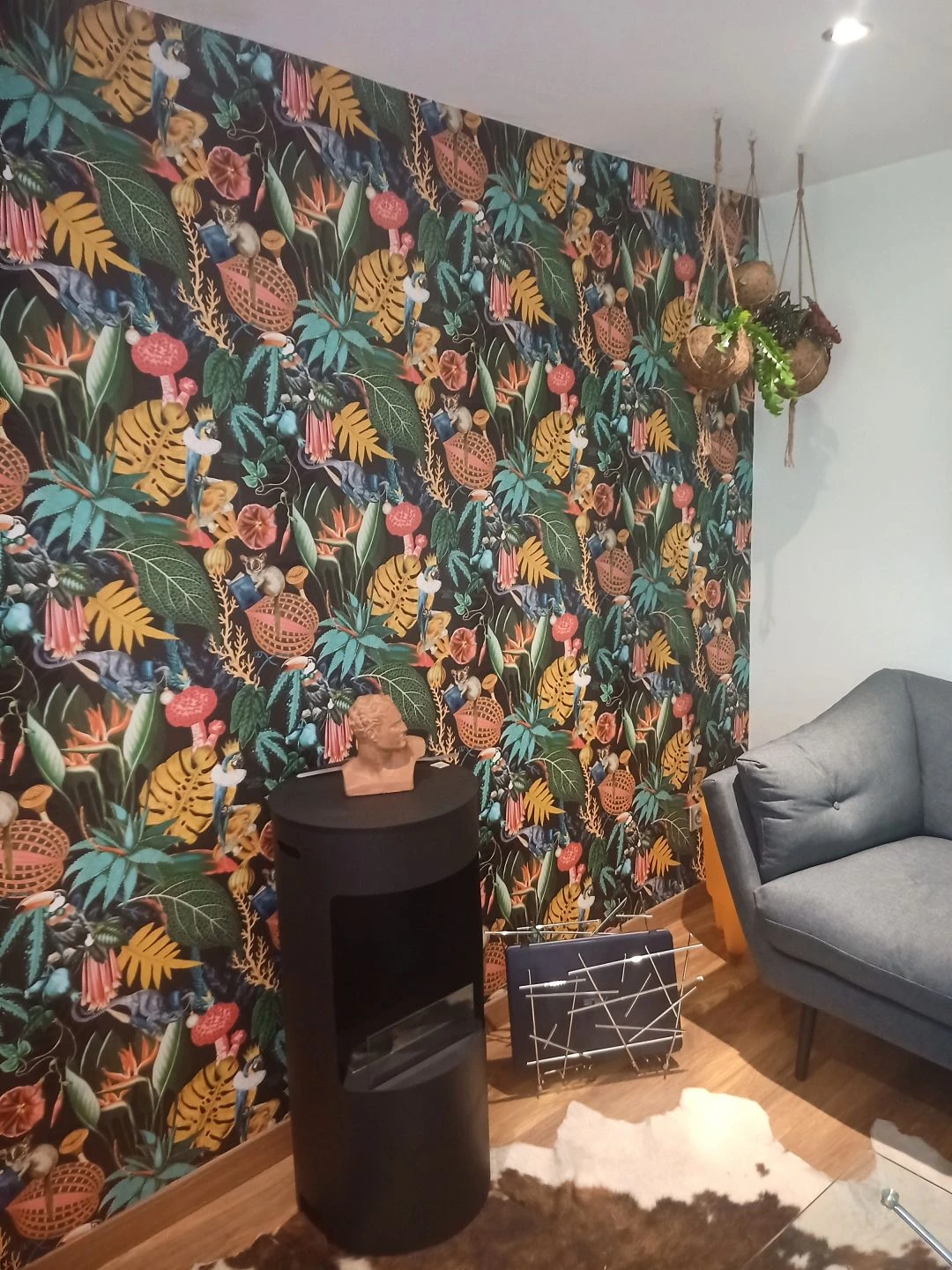 Tapete Neboa Anthrazitgrau – Bild 5