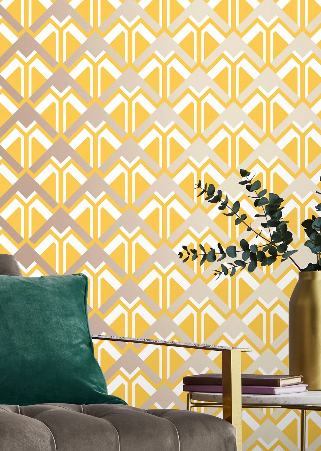 Tapete Nerea Honiggelb