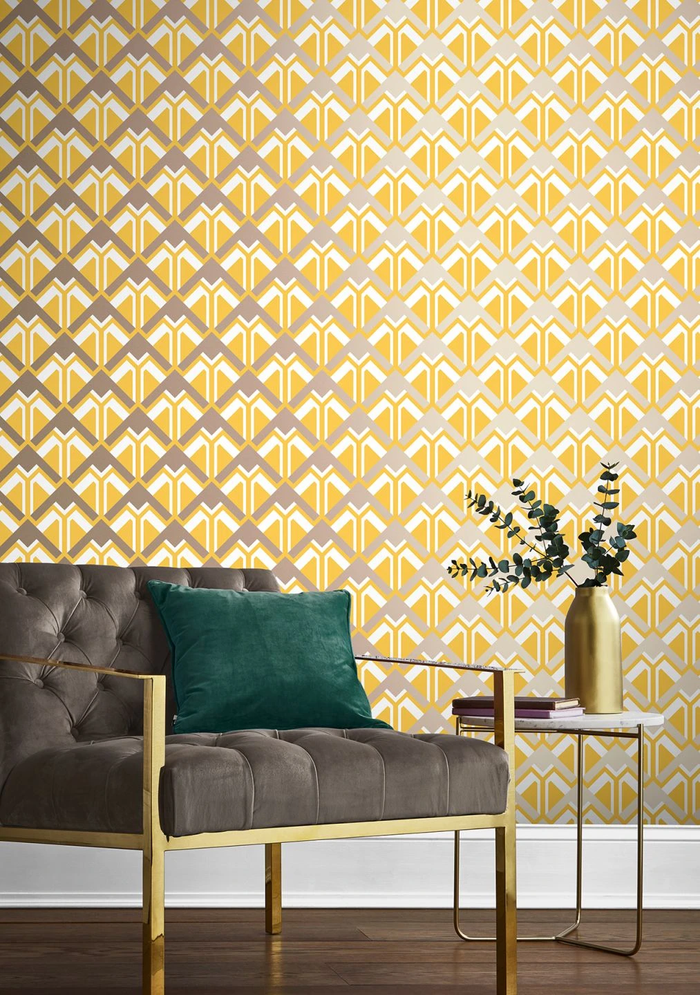 Tapete Nerea Honiggelb – Bild 4