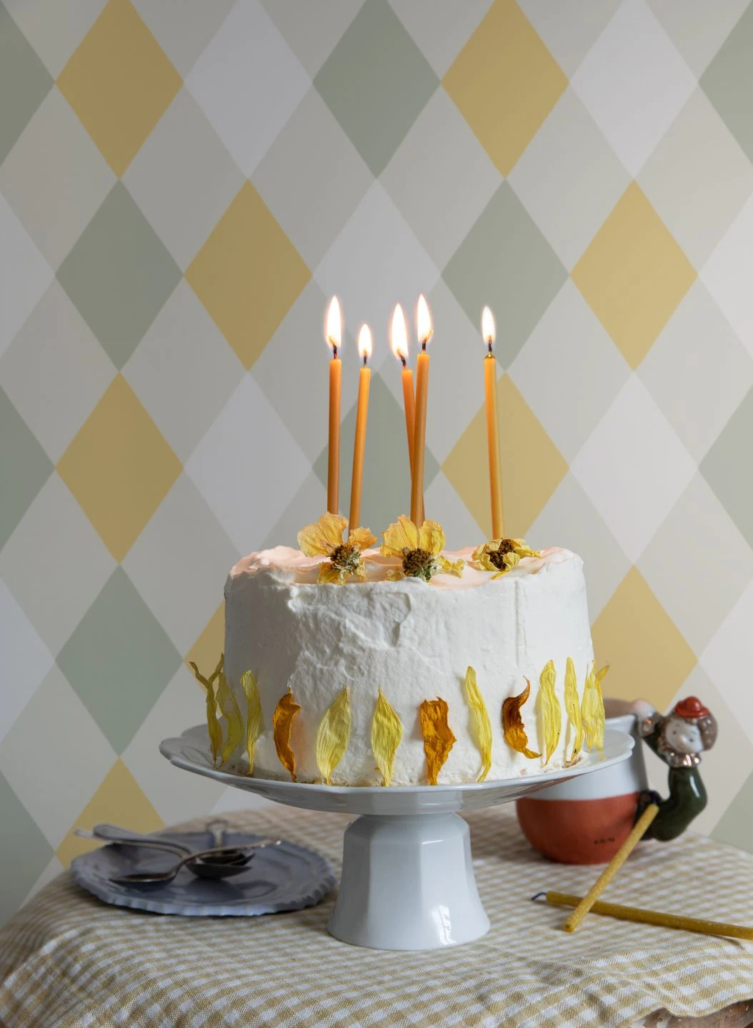 Tapete Orcade Hellgelb