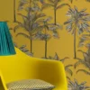 Tapete Palmier Imperial Honiggelb