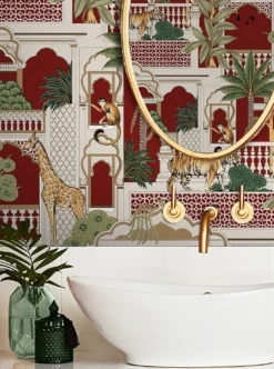 Tapete Plantasia Rot