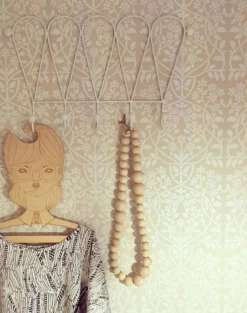 Tapete Rosmery Hellgraubeige