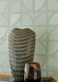 Tapete Salima Moosgrau