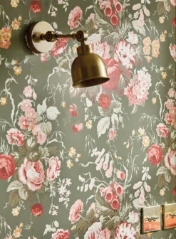 Tapete Sansa Olivgrün