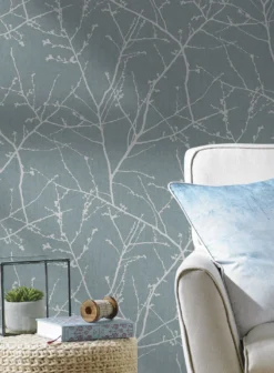 Tapete Seba Hellblau