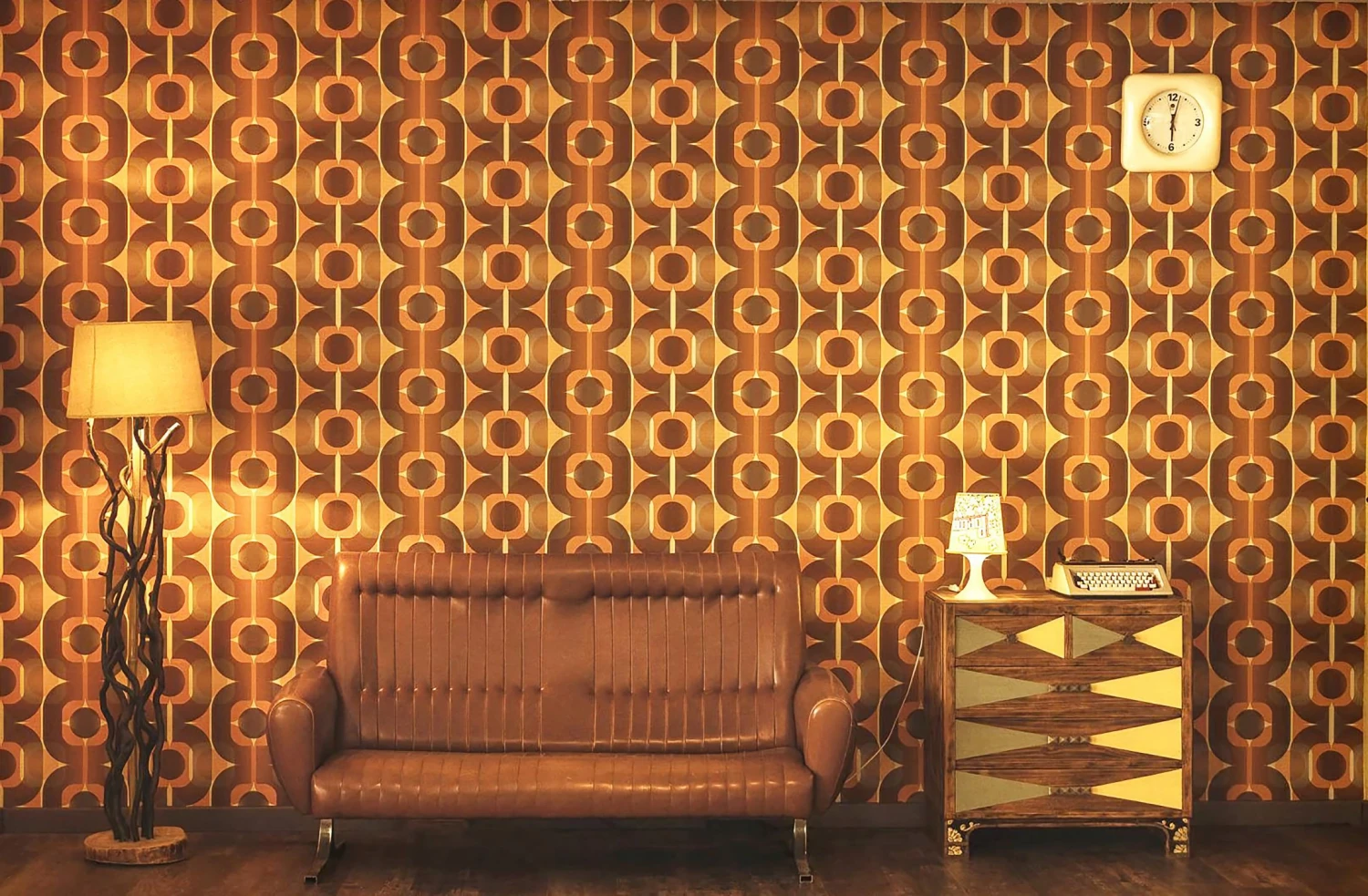 Tapete Sinon Orange – Bild 4