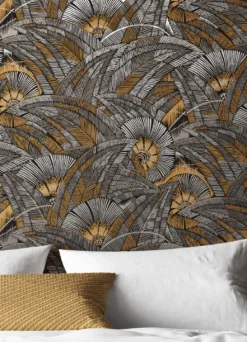 Tapete Siskara Braunbeige