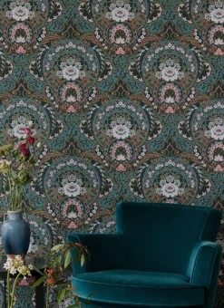 Tapete Sofia Ozeanblau