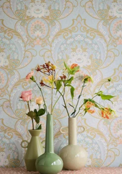 Tapete Sofia Hellblau