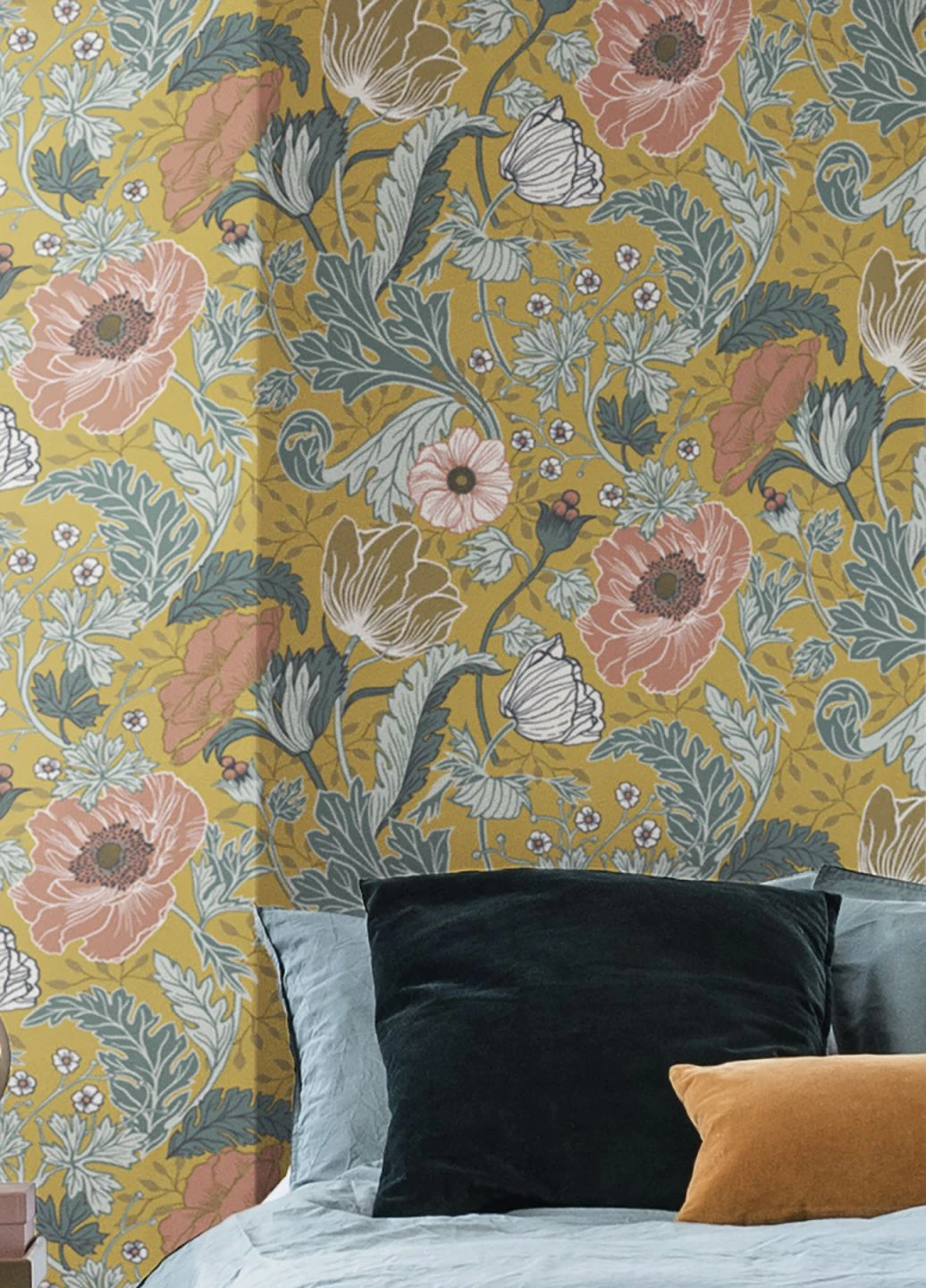 Tapete Soria Ockergelb – Bild 2