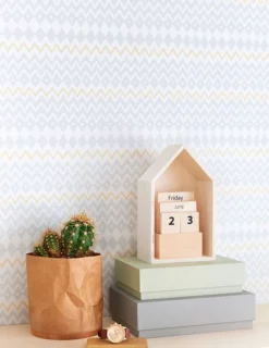 Tapete Tomoko Hellgrau