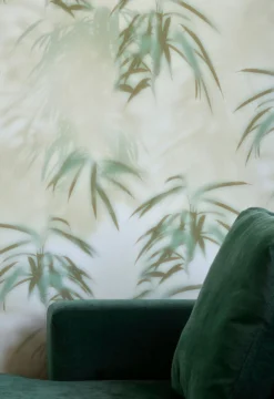 Tapete Tonga Olivgrün