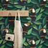 Tapete Toucan Grüntöne