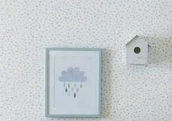 Tapete Uncountable Dots Minttürkis