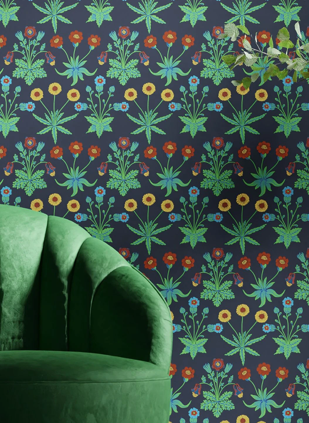 Tapete Vatea Blauviolett