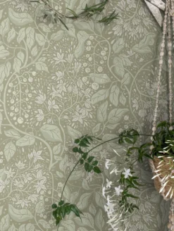 Tapete Venla Gelbgrau