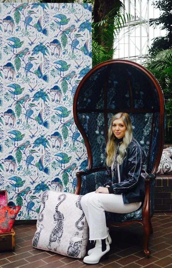 Tapete Audubon Türkisblau – Bild 4