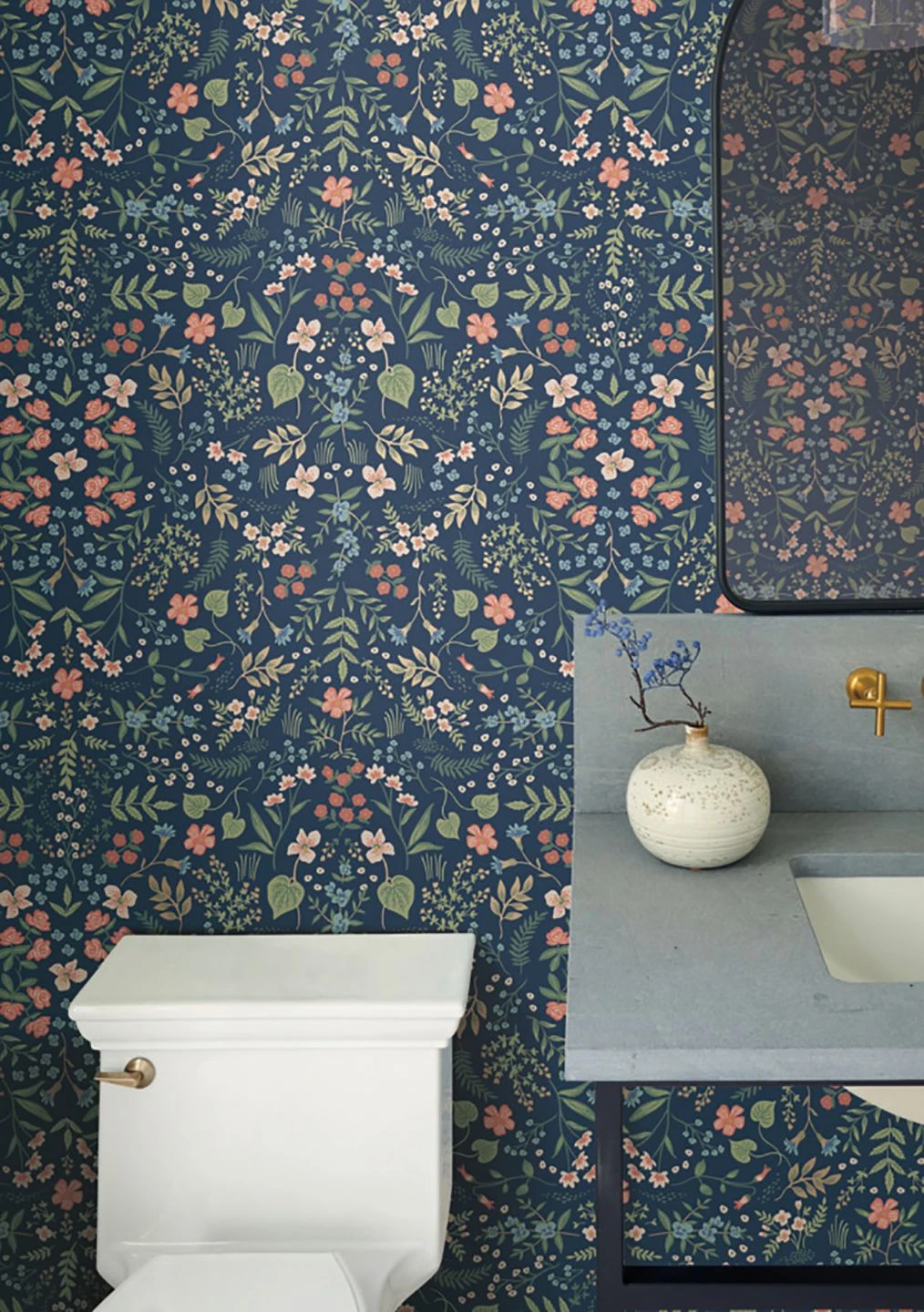 Tapete Wildwood Stahlblau – Bild 4