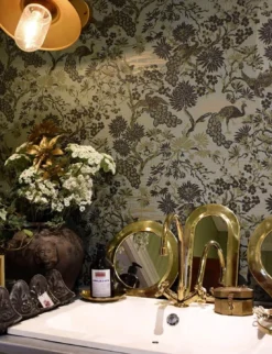 Tapete Winsam Mintgrau