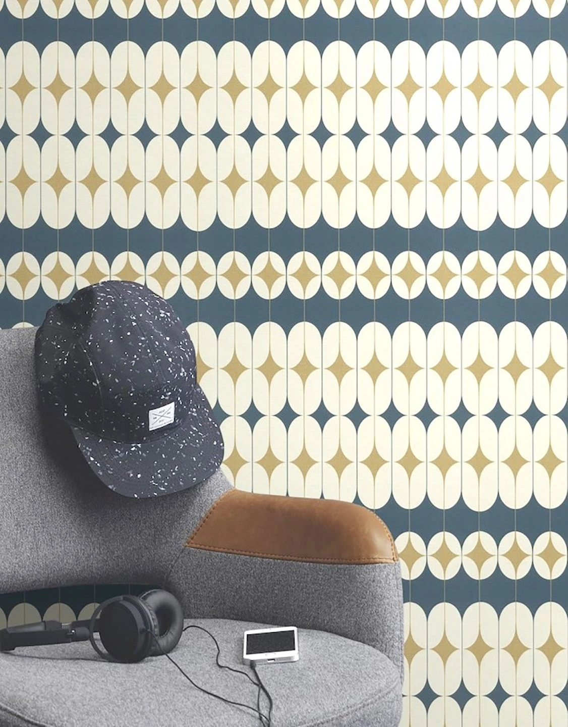 Tapete Yukina Ozeanblau – Bild 3