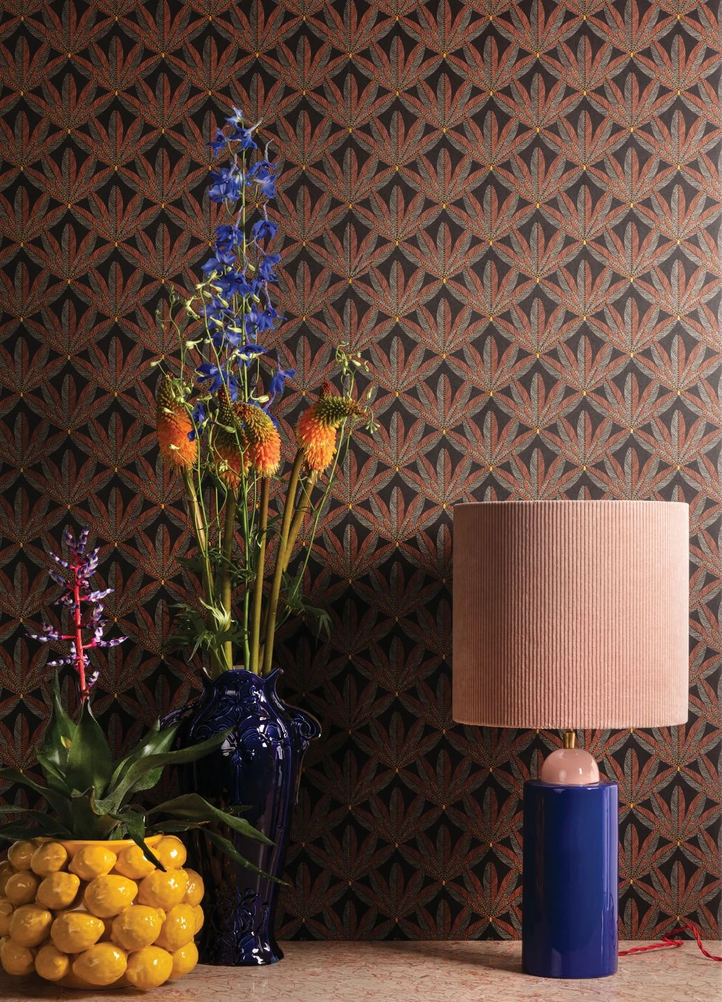 Tapete Zardozi Kupferbraun – Bild 4