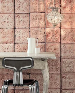 Tapete Brooklyn Tins 06 Rosenholz