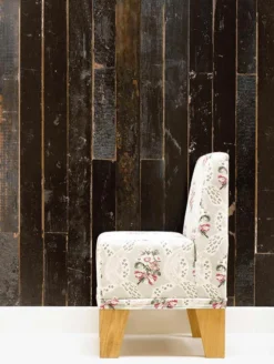 Tapete Scrapwood 05 Graubrauntöne