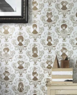 Tapete Tillsammans Graubeige